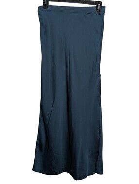 intimately free people womens small dark teal maxi slip skirt whimsigoth boho